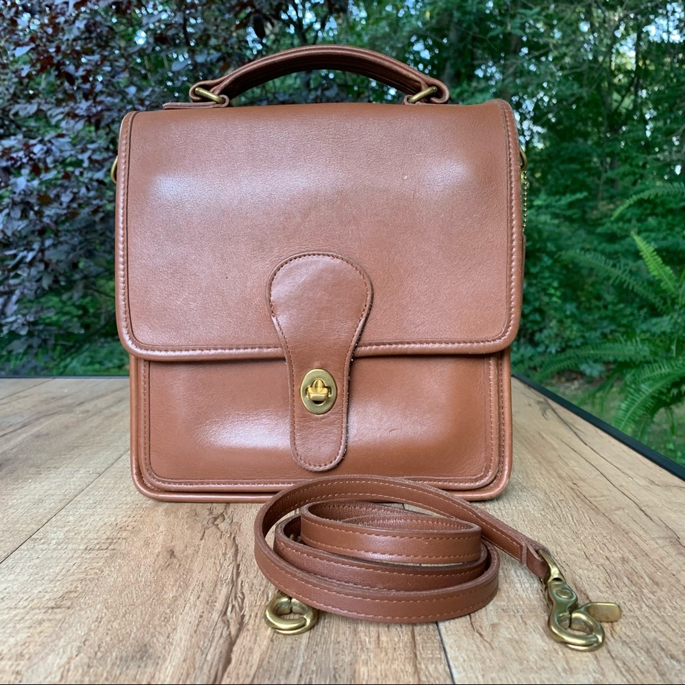 Vintage Coach Station Bag - British Tan #5130